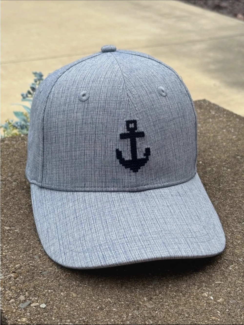 Talbots anchor nautical cap hat women’s blue adjustable boating sports
